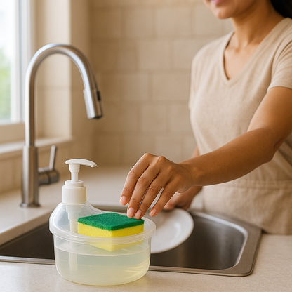 Double Layer 2 in 1 Liquid soap Dispenser