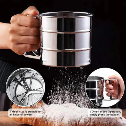 Stainless Steel Flour & Sugar Sifter