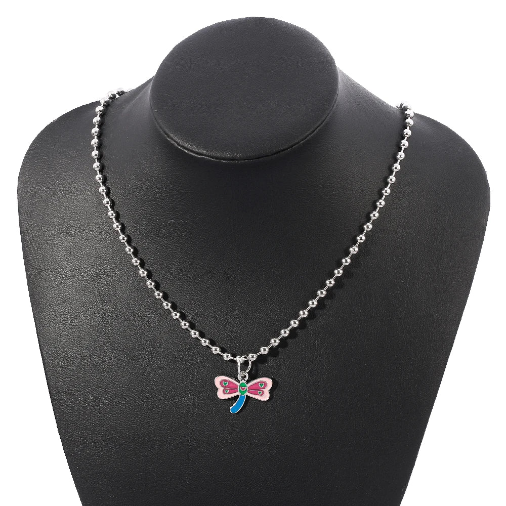 Cute Butterfly ,  Dragonfly,  and heart shape pendents