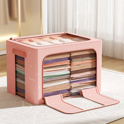 Premium Stackable Fabric Wardrobe Organiser with Front Window