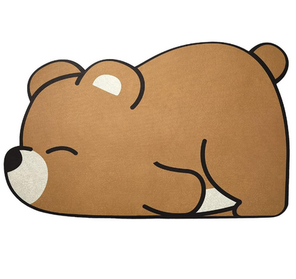 Cute Bear Shape Super Absorbent Anti-Slip Bathroom Mat