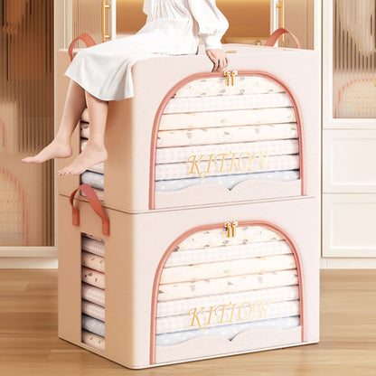 Premium Stackable Fabric Wardrobe Organiser with Front Window