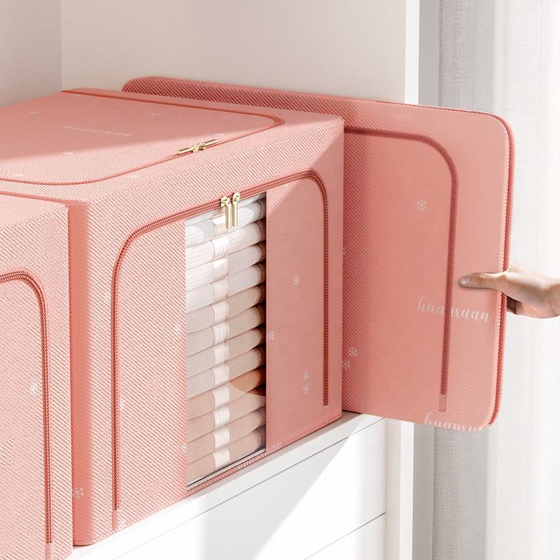 Premium Stackable Fabric Wardrobe Organiser with Front Window