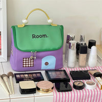 Thumbnail for Cute Little House Design Make up Bag (Random Shade)