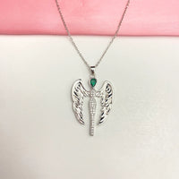 Thumbnail for Stainless Steel Stylish Devil Angel Pendant Necklace