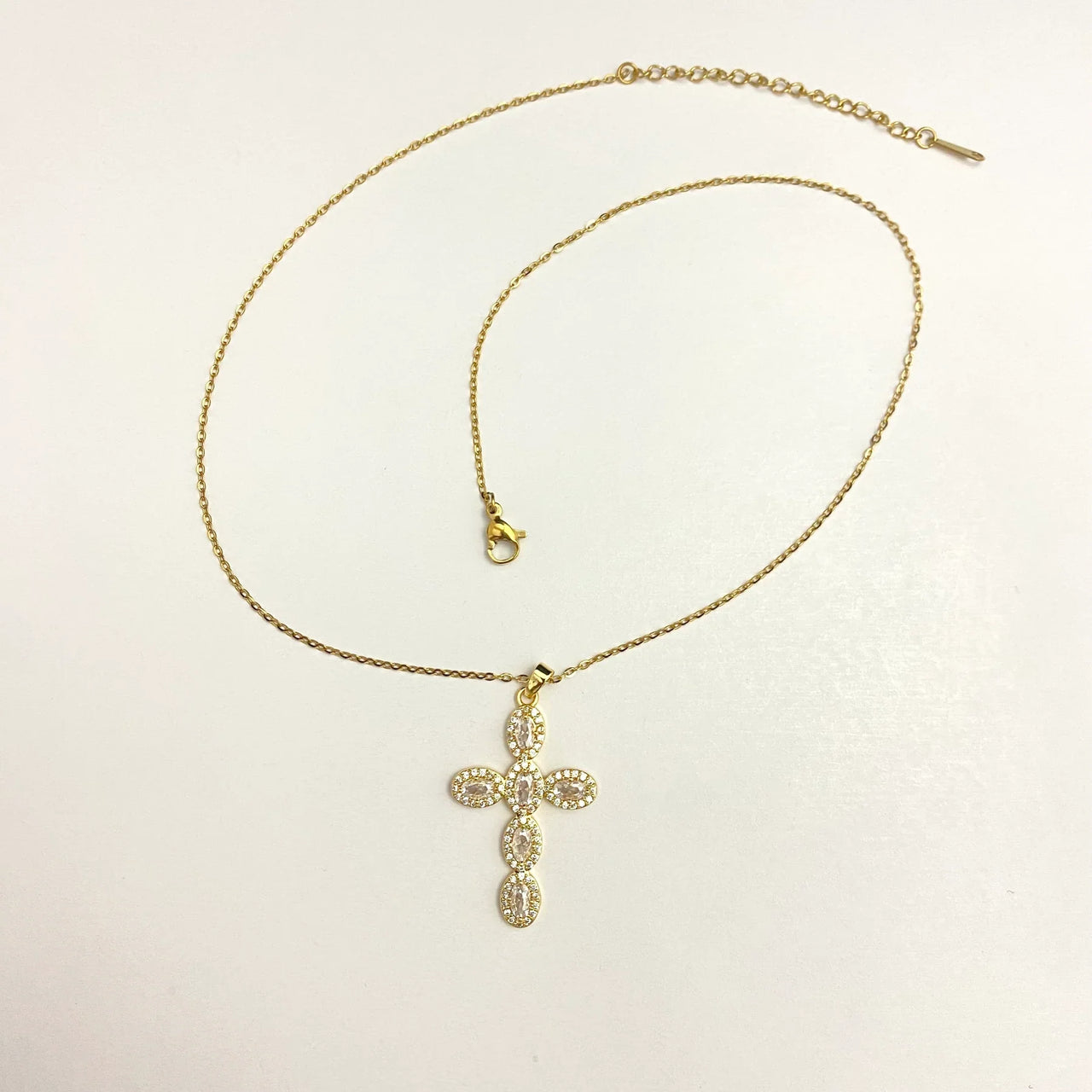 Stainless Steel Cross Pendant Necklace