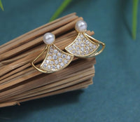 Thumbnail for Korean Pearl Stud Fashion Earring - KRNER 5367