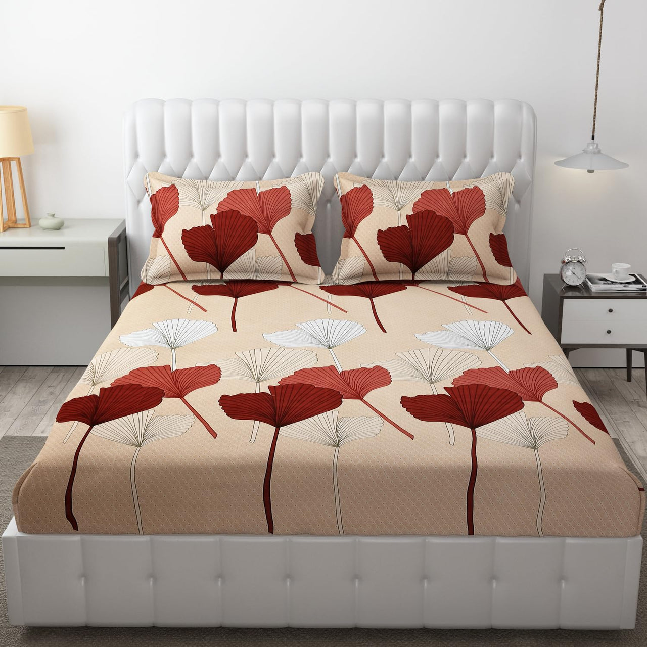 King Size Double Bed Elastic Fitted Premium Bedsheet