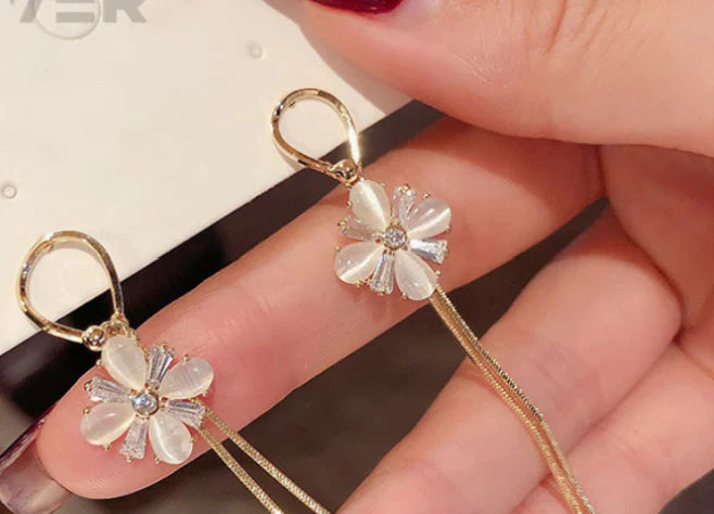 Flower Drop Earrings