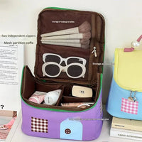 Thumbnail for Cute Little House Design Make up Bag (Random Shade)