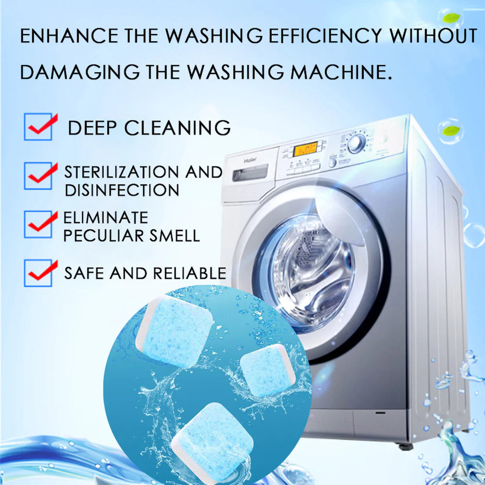 (Buy 10 Get 10 FREE) Washing Machine Deep Cleaning Tablets