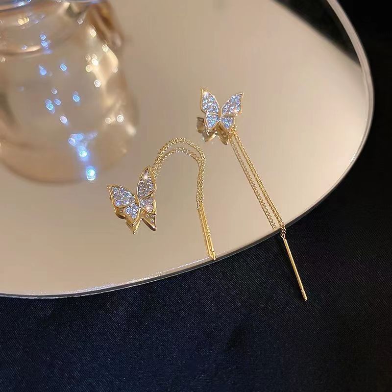 Golden Butterfly Shape Korean earring