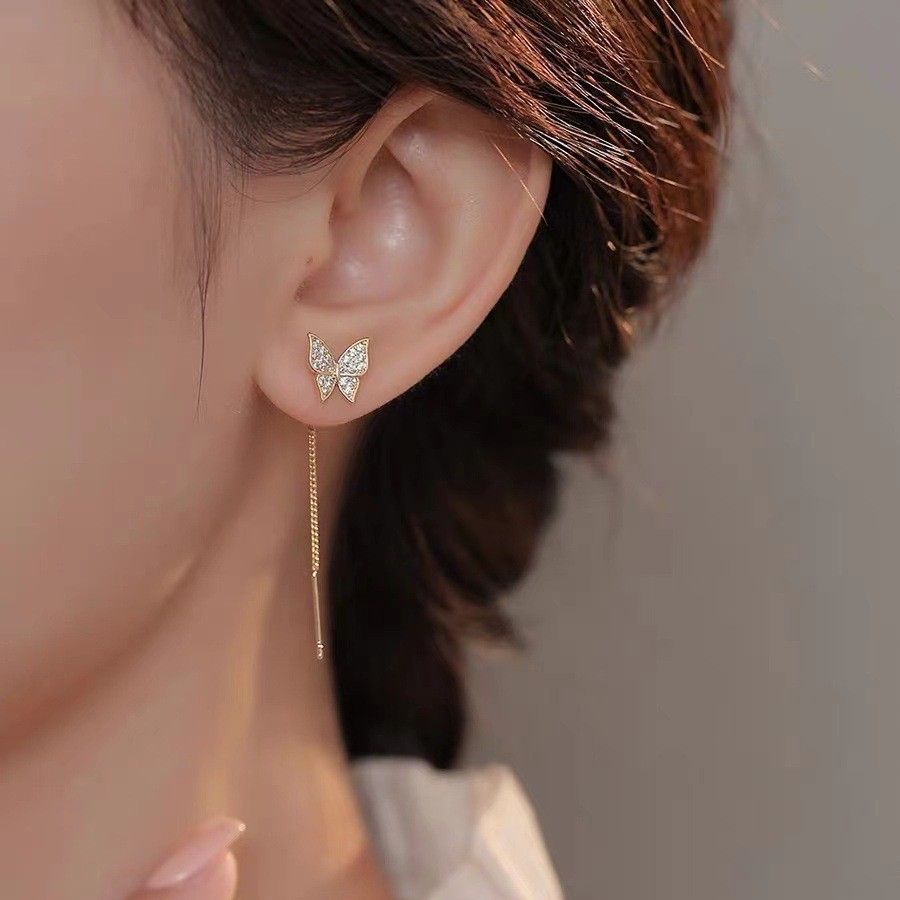 Golden Butterfly Shape Korean earring