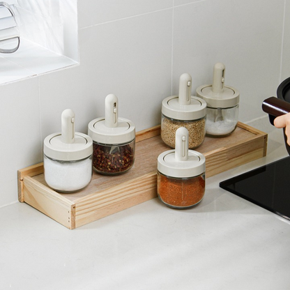 Smart Spoon Glass Spice Jar