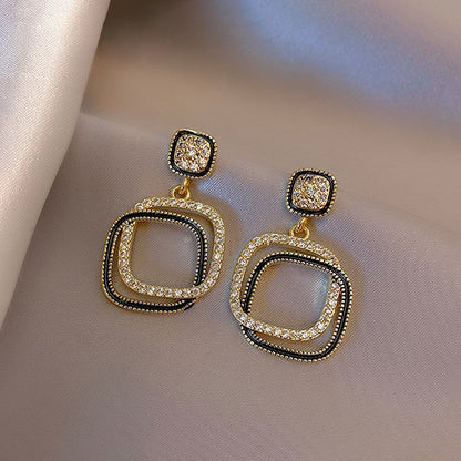 Double layer Earrings for women