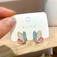 Thumbnail for Dual Tone Butterfly Earring