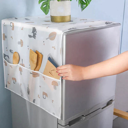 Waterproof Double Door Fridge Top Cover