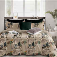 Thumbnail for Floral Majesty Cotton King Size Bedsheet Double Bed with 2 Pillow