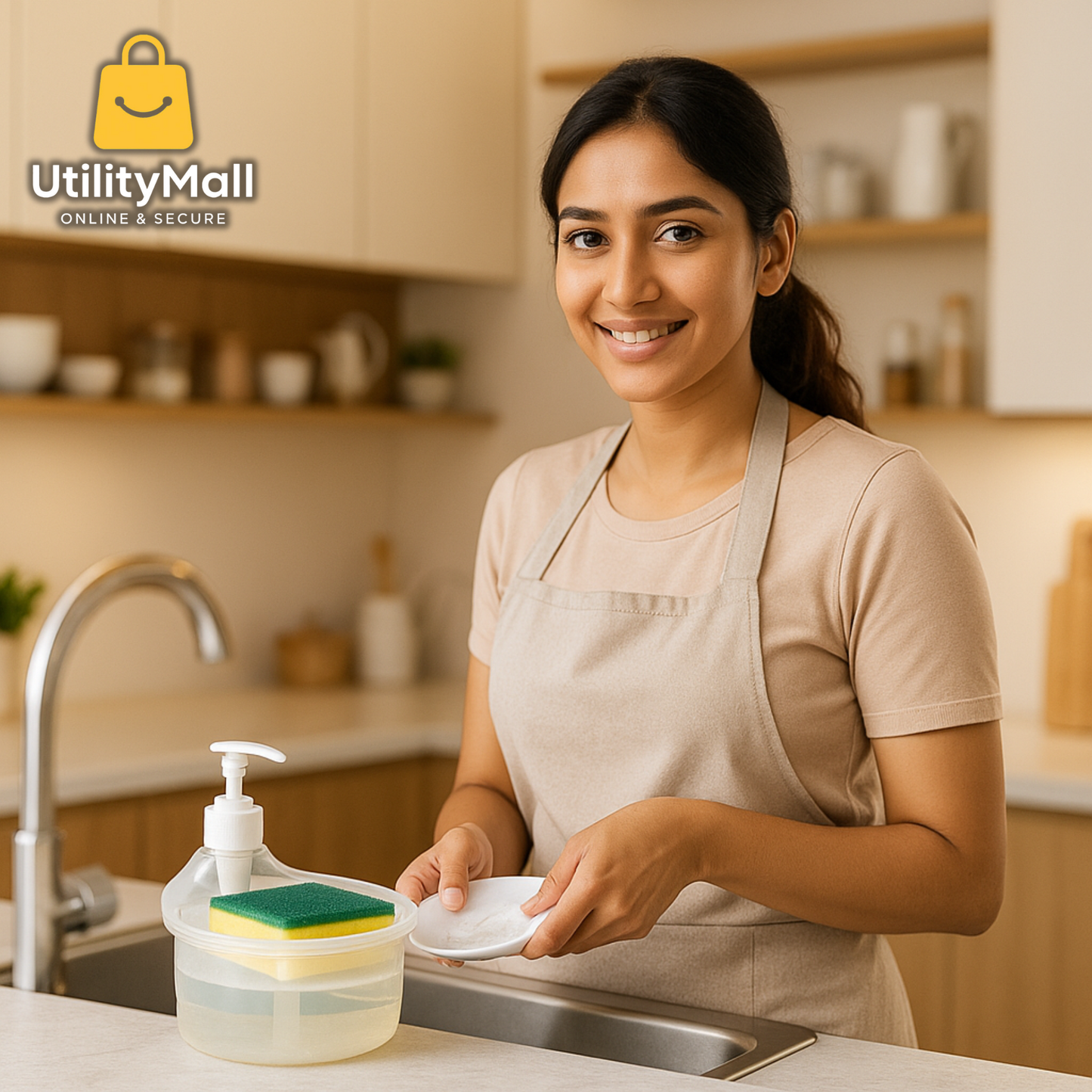 Double Layer 2 in 1 Liquid soap Dispenser