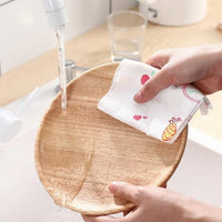 Thumbnail for Printed Disposable Kitchen Tissue Cloth Roll - Super Absorbent and Non-Woven Wipes