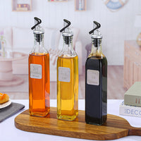 Thumbnail for 500 ML Glass Oil & Vinegar Dispenser with Leak-Proof Cork & Funnel