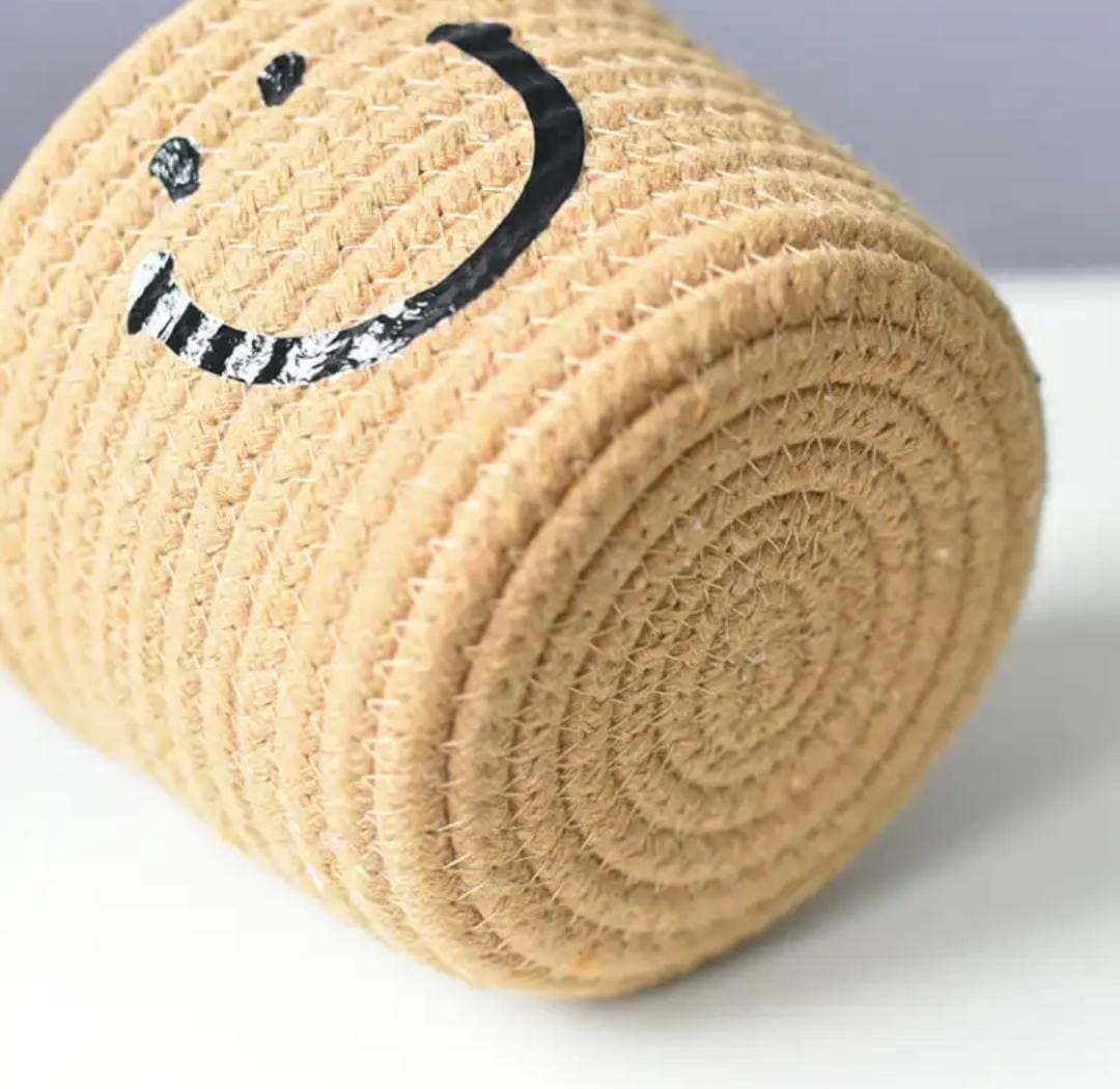 Handmade Cotton Thread Storage Bucket