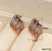 Thumbnail for Wave Shape Korean Studs