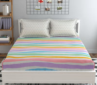 Thumbnail for Latest King Size Double Bed Elastic Fitted Premium Bedsheet