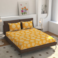Thumbnail for Classic King Size Elastic Fitted Bedsheet – 180 TC