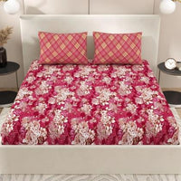 Thumbnail for Super King Size Flat Cotton Bedsheets for Double Bed