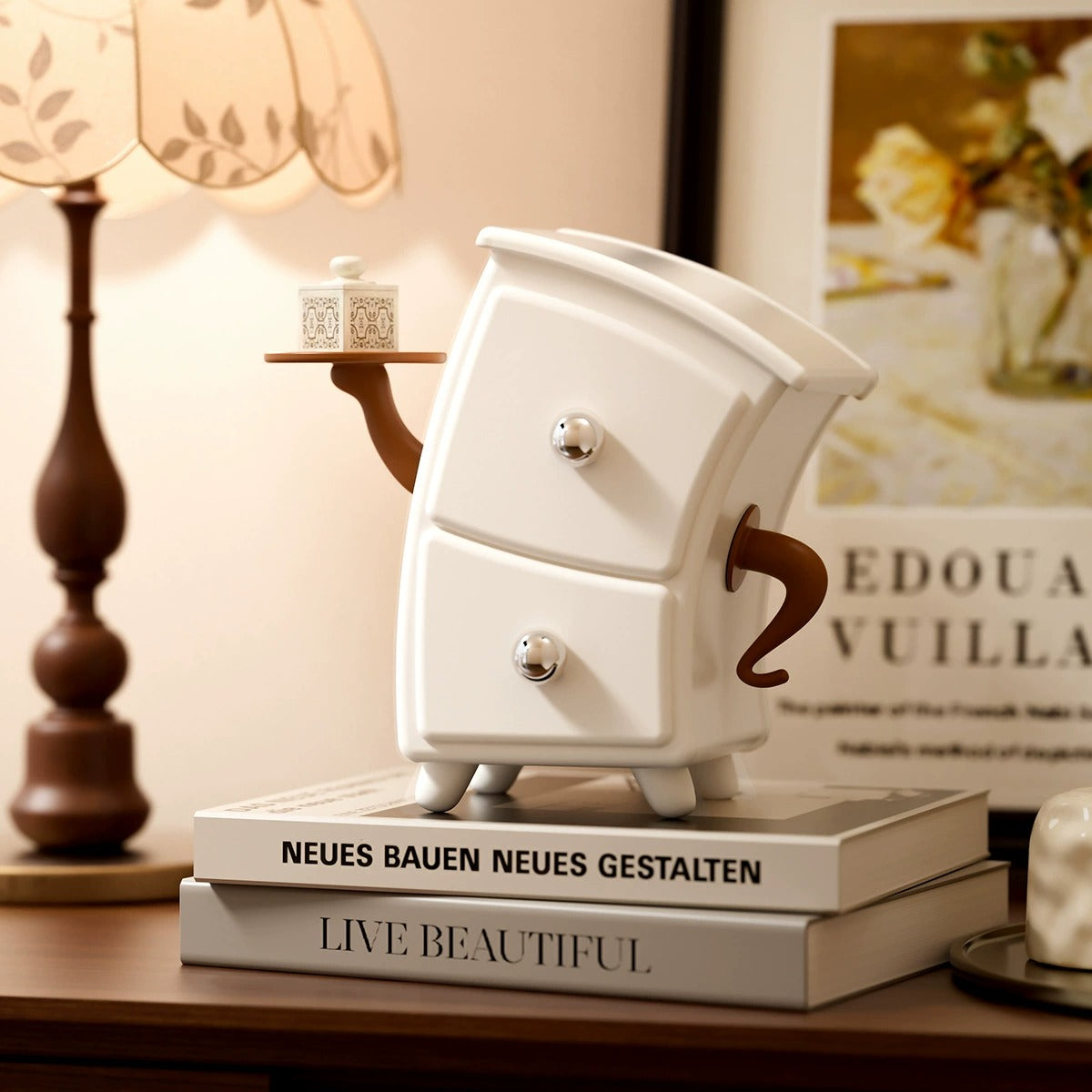 Cute Mini Cabinet Drawer Organizer for Desk and Table