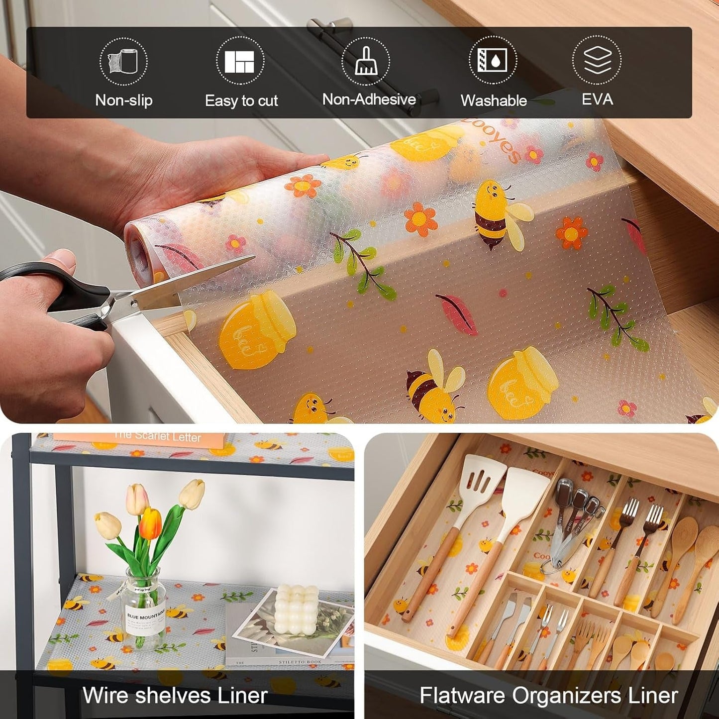 Anti-Slip Waterproof Cabinet & Drawer Liner