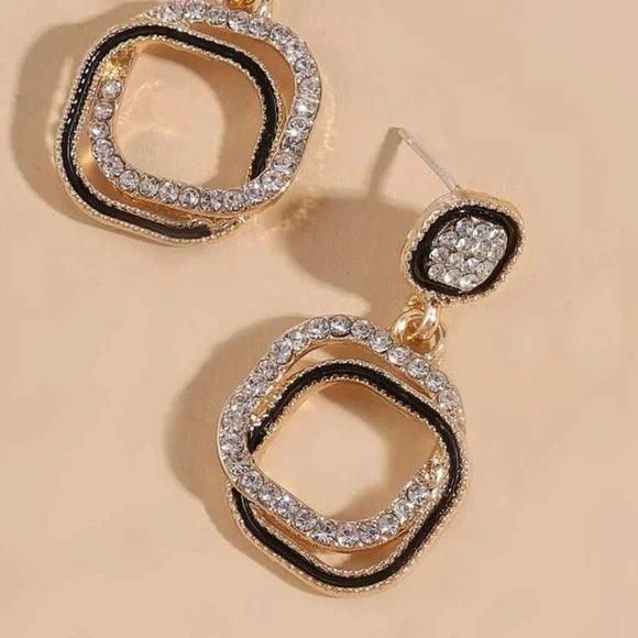 Double layer Earrings for women