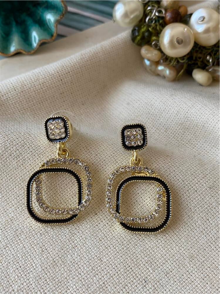 Double layer Earrings for women