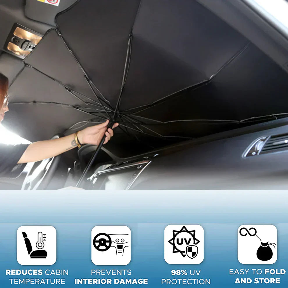 SunXpert™ Car Windshield Sun Shade Umbrella