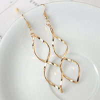 Thumbnail for Wave dangle shape Earrings for women