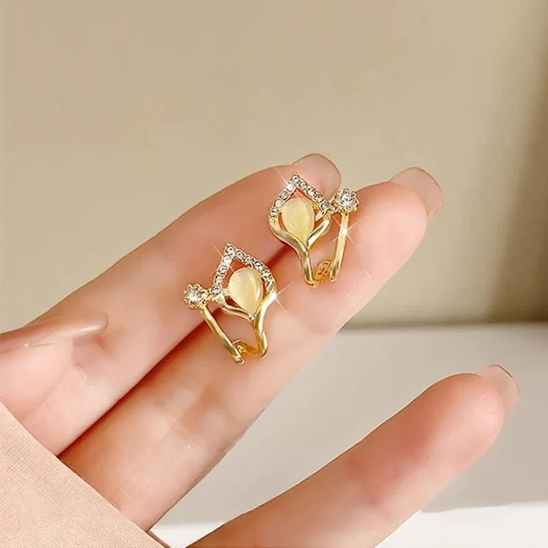 Water drop Ear Studs for Women