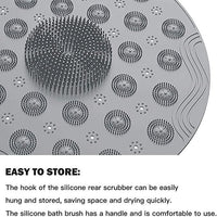 Thumbnail for Round Shape Shower  Non-Slip Mat Bath Mat - Massage Silicone Mat With Suction Cup and Drainage Hole