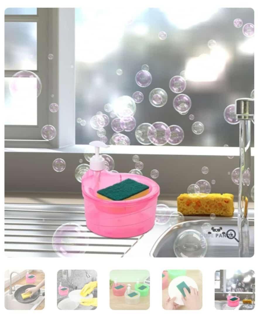 Kitchen soap Dispenser with FREE Sponge