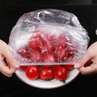 Thumbnail for Food Covering Bag-Elastic Stretch Adjustable Bowl Lids Universa Plastic Bags Food Cover( 100 Pcs)