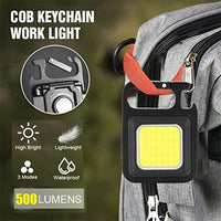 Thumbnail for Mini LED COB Flashlight Keychain