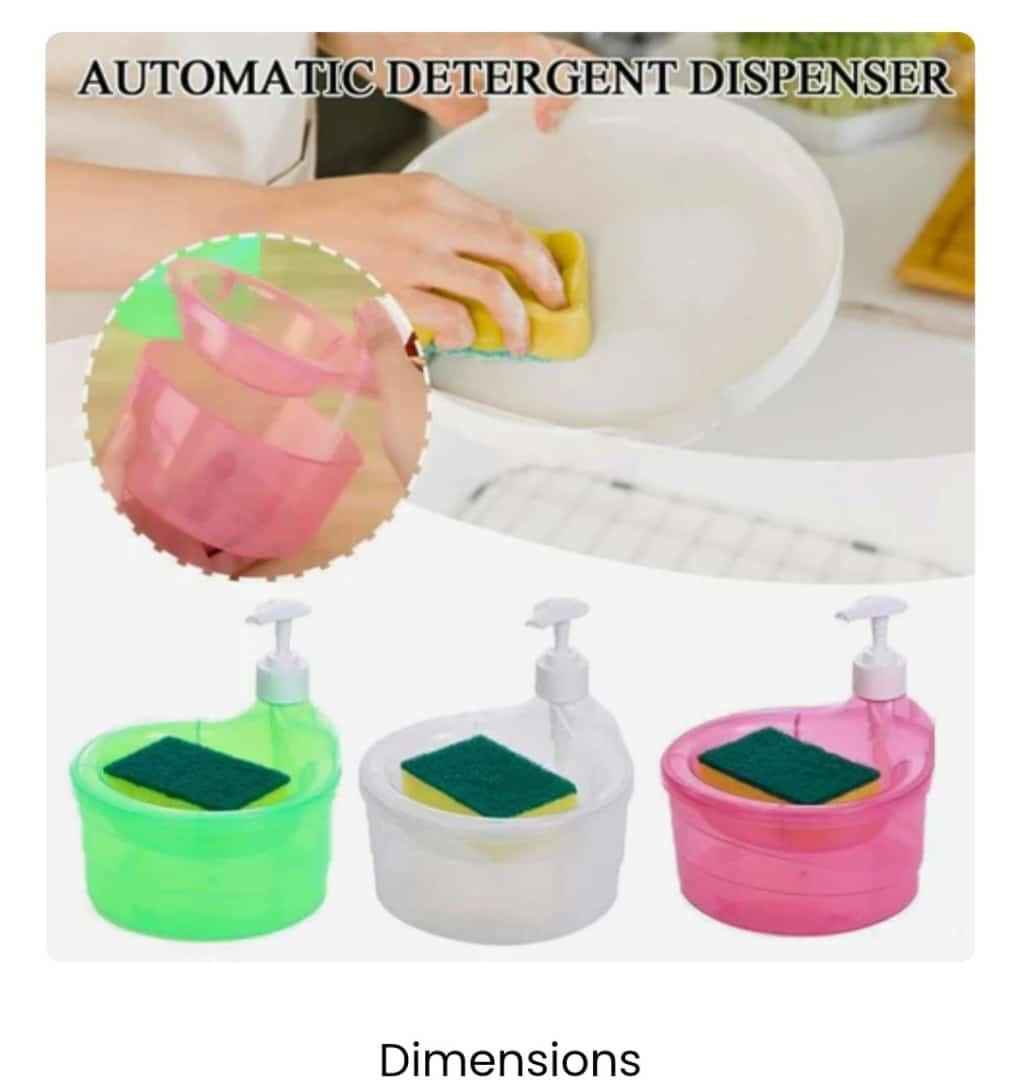 Kitchen soap Dispenser with FREE Sponge