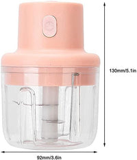 Thumbnail for Electric Mini Garlic Grinder Chopper Vegetable Meat Fruit Crusher Small Food Processor with USB Cable