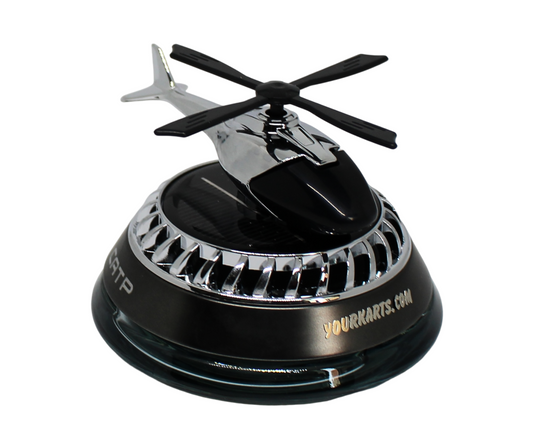 New design helicopter liquid solar car air freshner