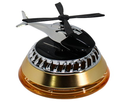 New design helicopter liquid solar car air freshner