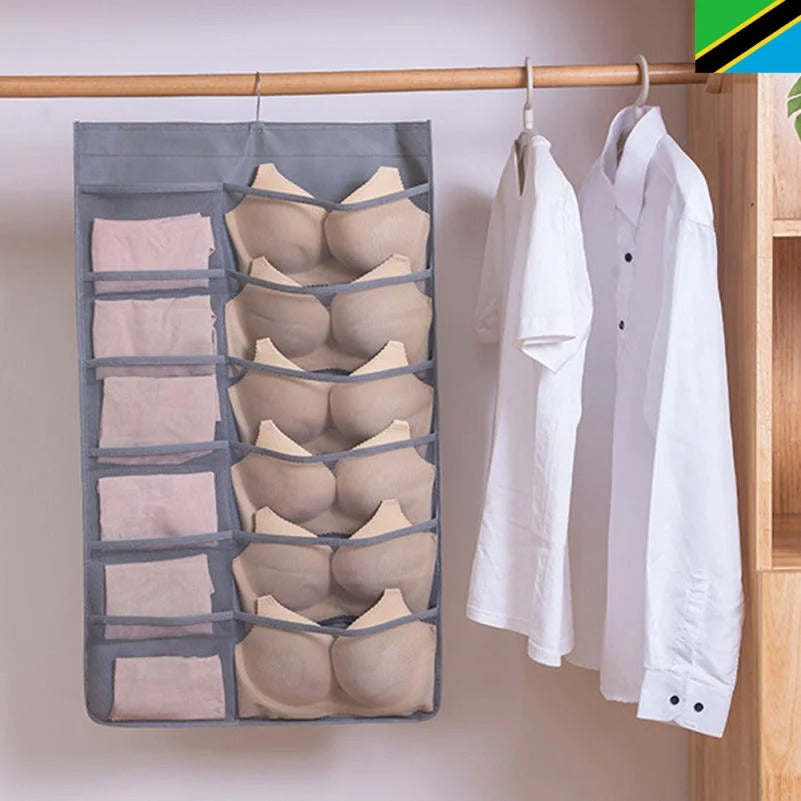 Double Sided Closet Hanging Organizer