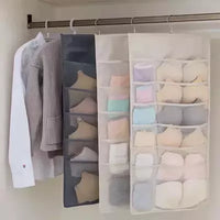 Thumbnail for Double Sided Closet Hanging Organizer