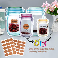 Thumbnail for Jar Shape Food Storage Pouch - Reusable & Washable