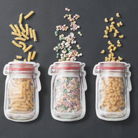 Thumbnail for Jar Shape Food Storage Pouch - Reusable & Washable