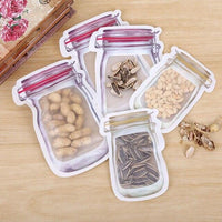 Thumbnail for Jar Shape Food Storage Pouch - Reusable & Washable